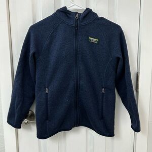 L.L. Bean Kids Dark Blue Zip-Up Hoodie